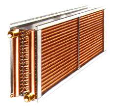 liquid heating or cooling coil