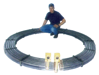 bearing oil cooler, cooling coils